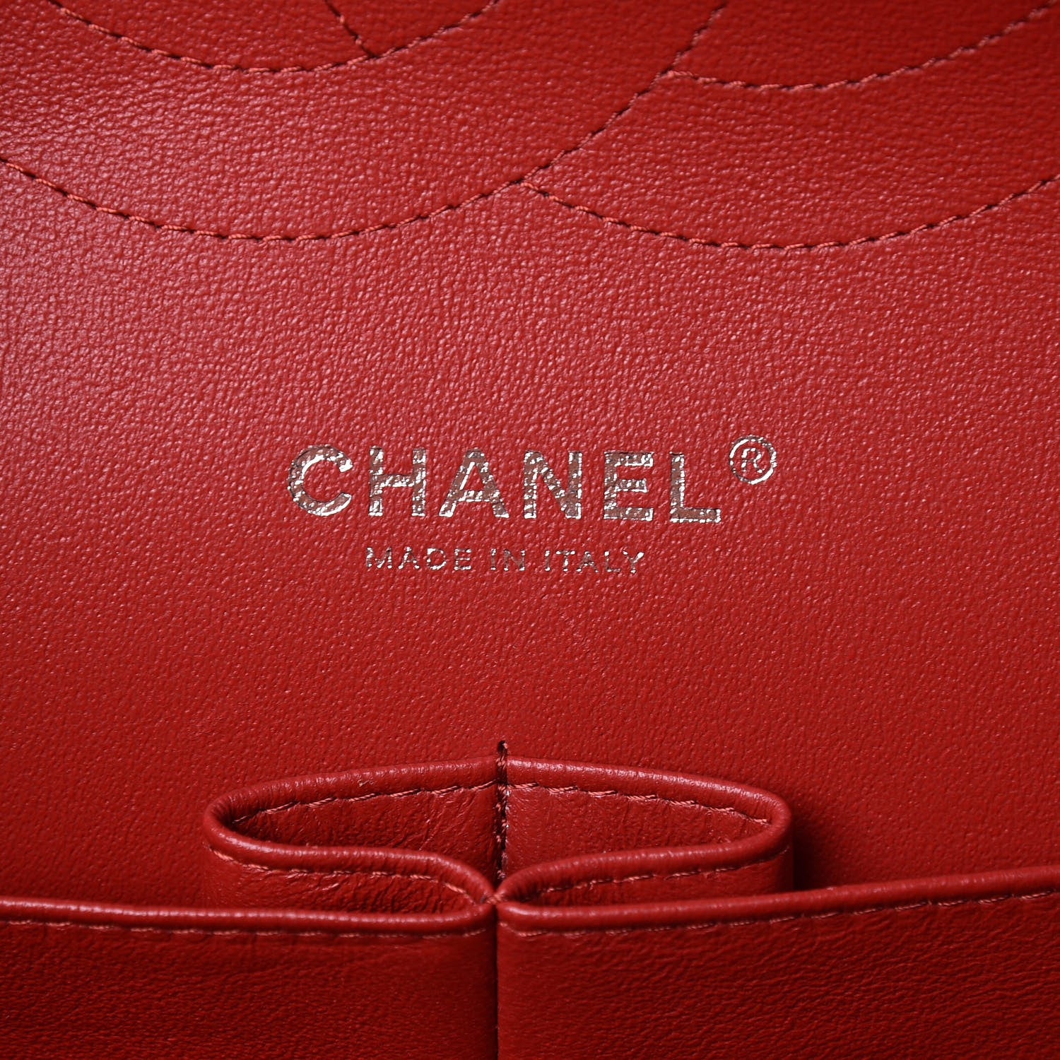 Chanel Lambskin Quilted Jumbo Double Flap Red 6 of 11