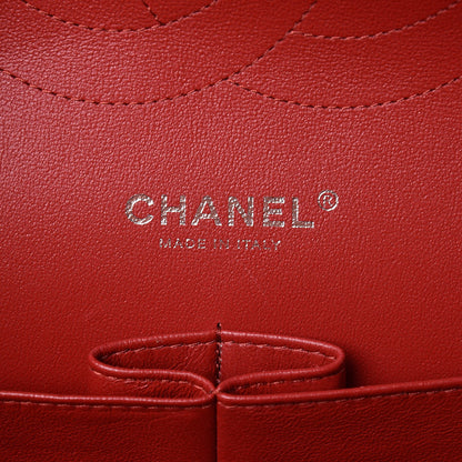Chanel Lambskin Quilted Jumbo Double Flap Red 6 of 11