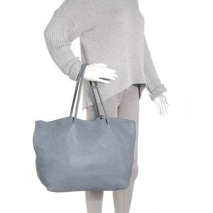 Prada Cervo Deerskin Shopper Tote Pervinca 2 of 6
