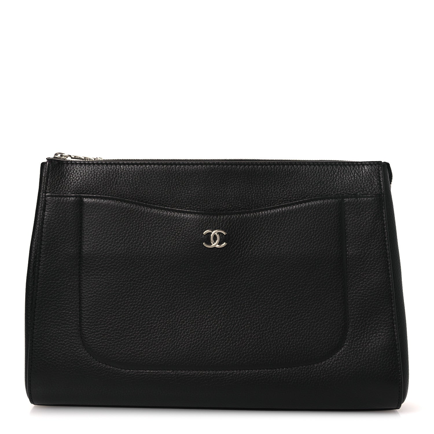 Chanel Grained Calfskin Large Neo Executive Cosmetic Case Black 1 of 12