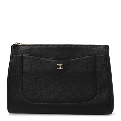 Chanel Grained Calfskin Large Neo Executive Cosmetic Case Black 1 of 12
