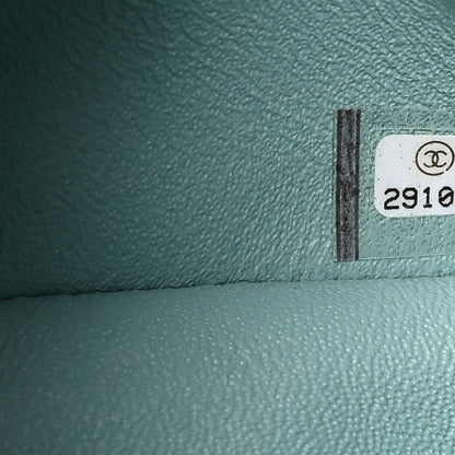 Chanel Caviar Quilted Small Double Flap Light Blue 7 of 10