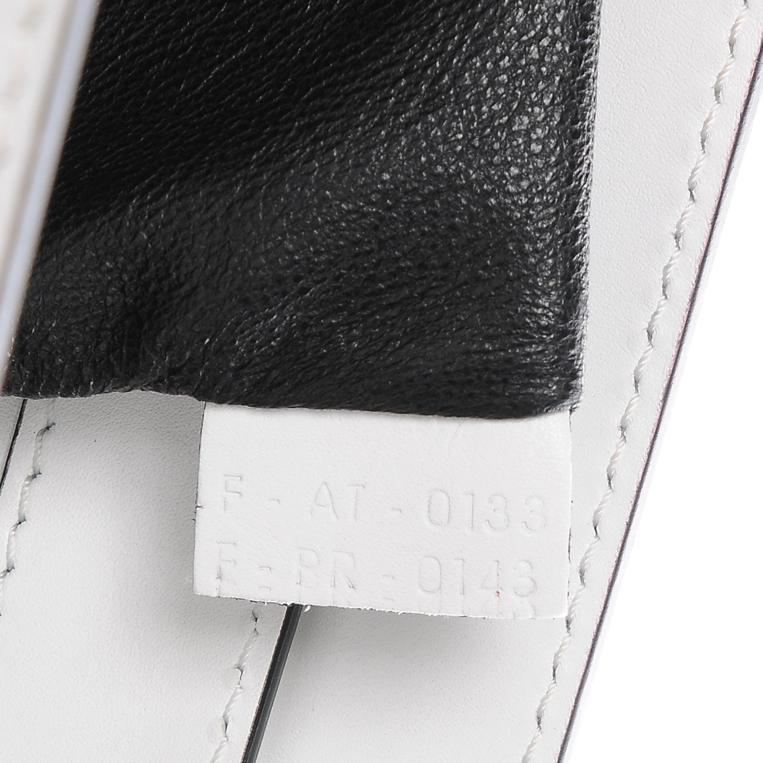 Celine Satin Calfskin Mini Bi-Color Luggage White Black 7 of 9