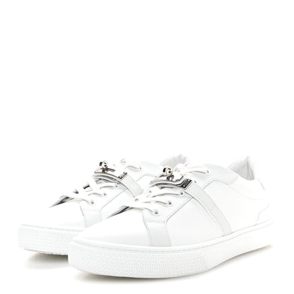 Hermes Calfskin Epsom Mens Day Sneakers 42 White 4 of 9