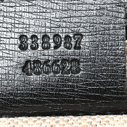 Gucci Calfskin Bamboo Bullet Top Handle Bag Black 7 of 13