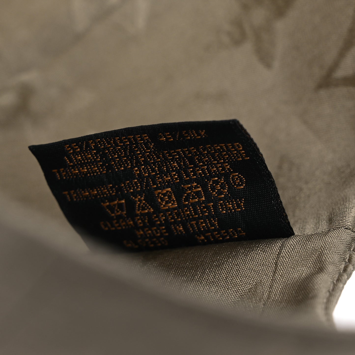 Monogram Polyester Silk LV Get Ready Cap M Beige