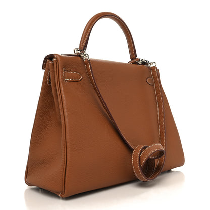 Hermes Togo Kelly Retourne 32 Gold 3 of 13