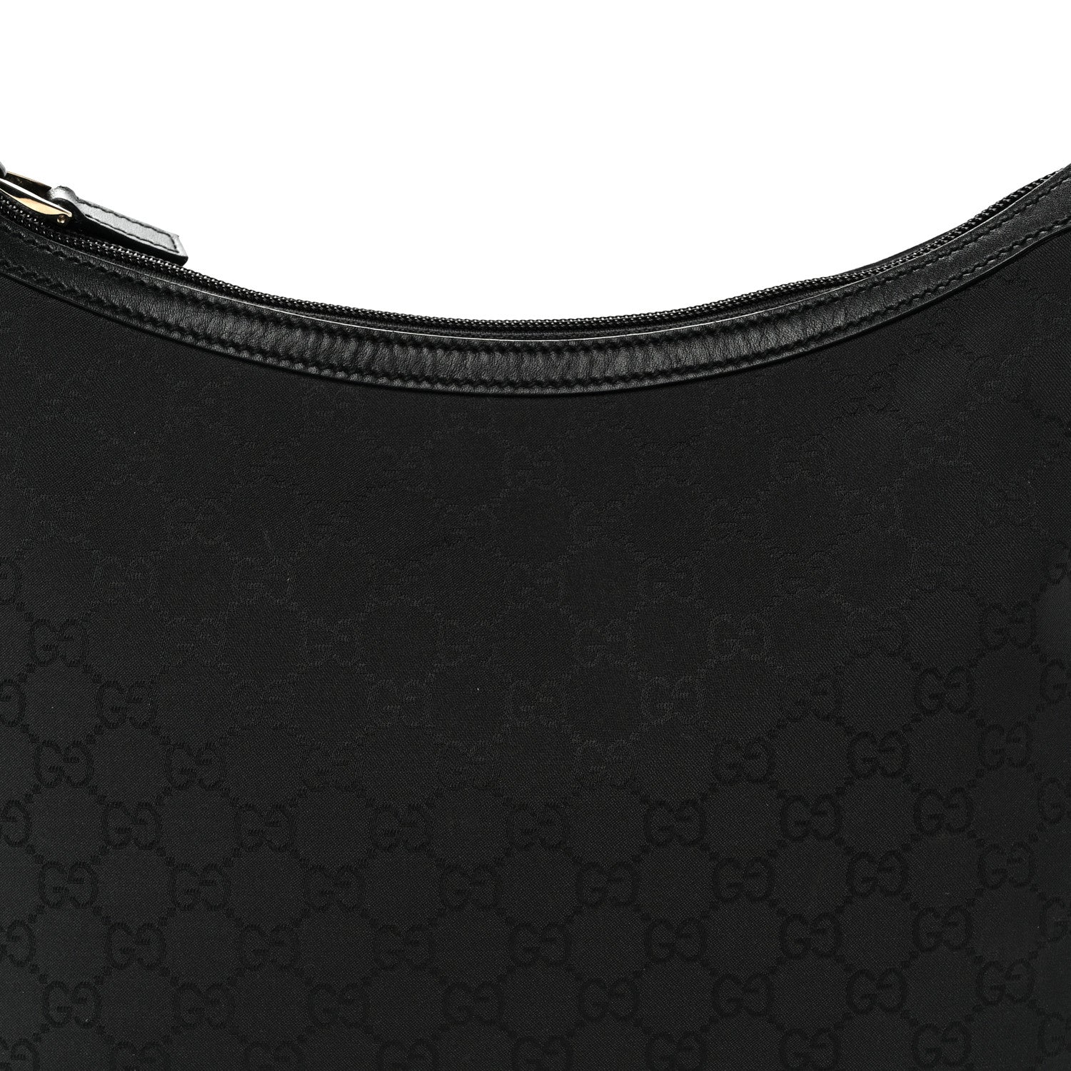 Gucci Canvas Shoulder Bag Black 8 of 10