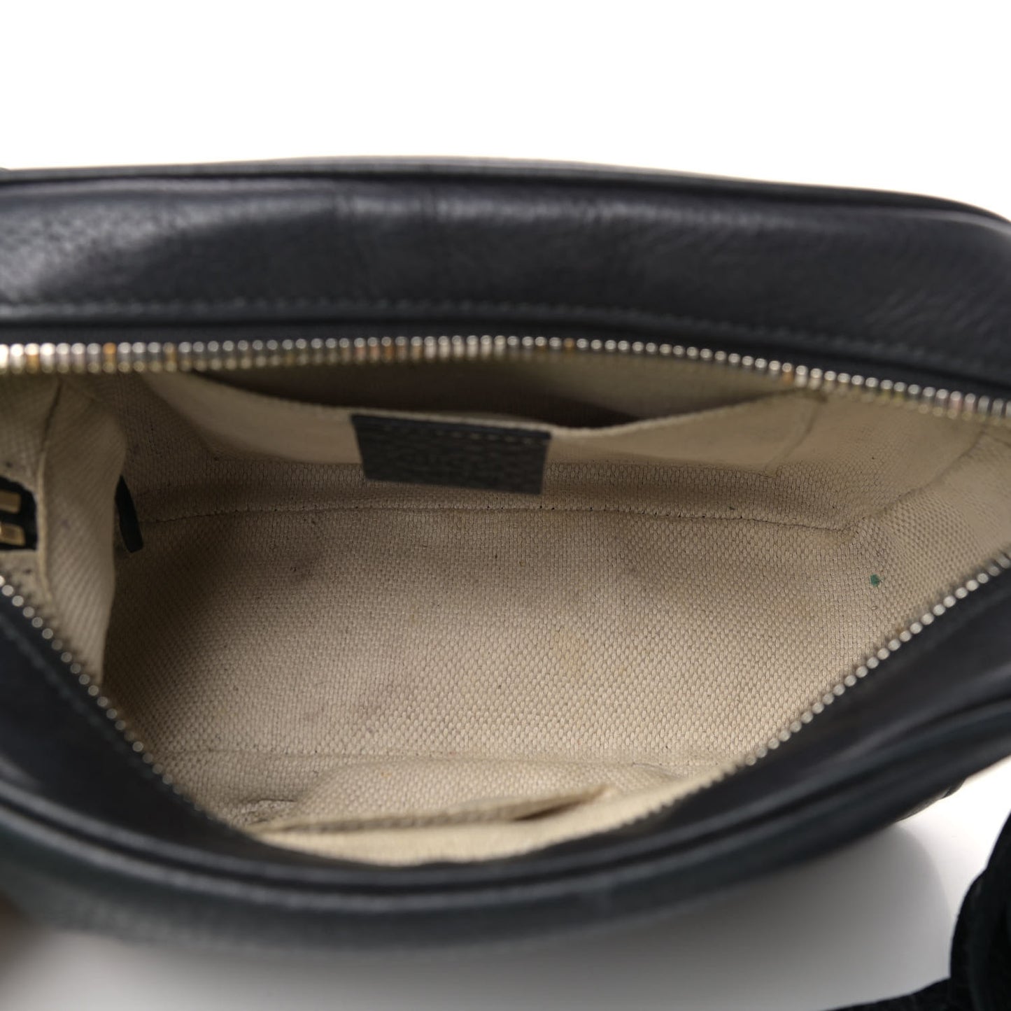 Pebbled Calfskin Small Soho Disco Bag Black