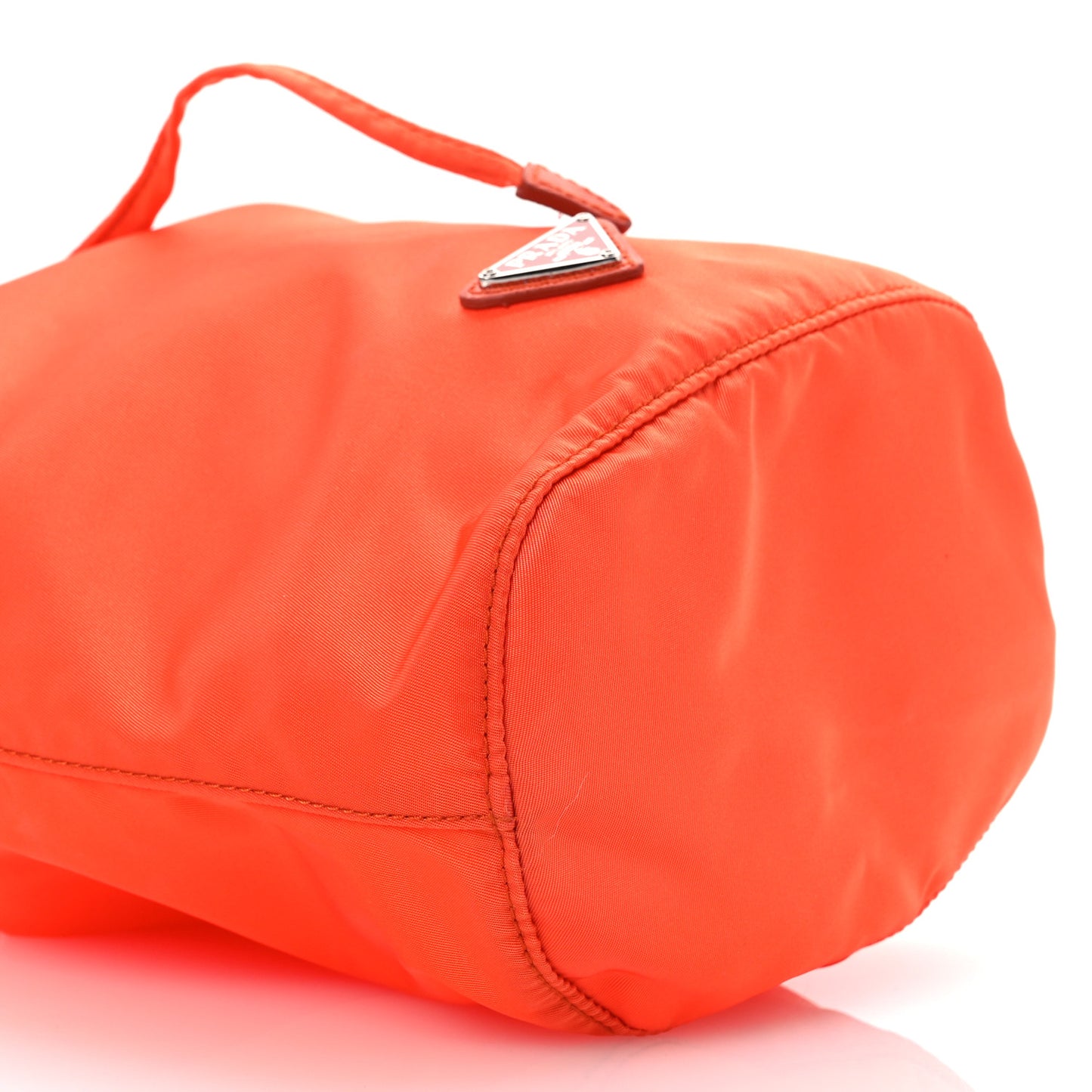 Tessuto Nylon Vela Drawstring Pouch Orange
