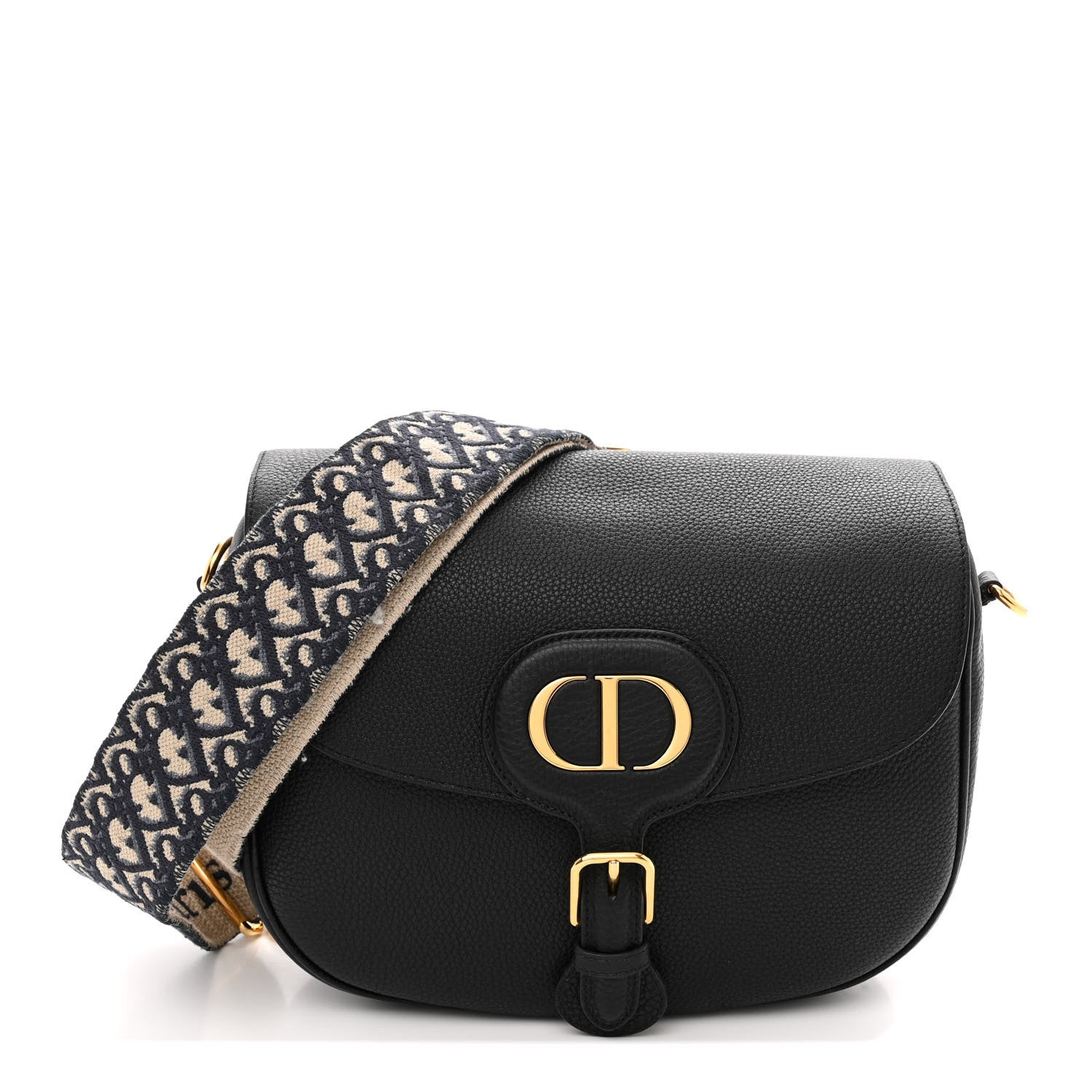 Christian Dior Grained Calfskin Large Bobby Flap Black 1 of 16