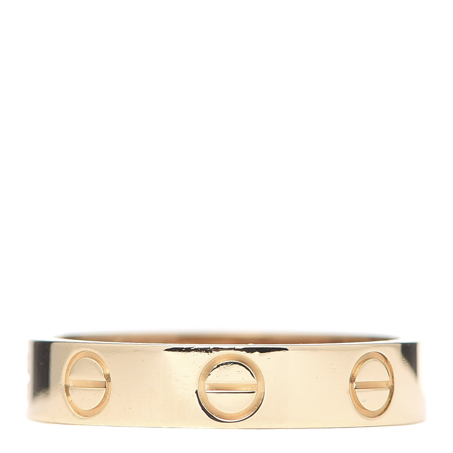 Cartier 18K Yellow Gold 3.5mm LOVE Wedding Band Ring 49 4.75 1 of 4