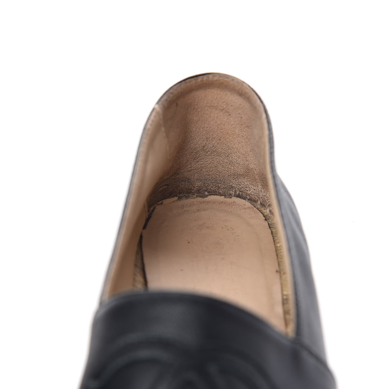 Chanel Lambskin CC Espadrilles 37 Black 13 of 14