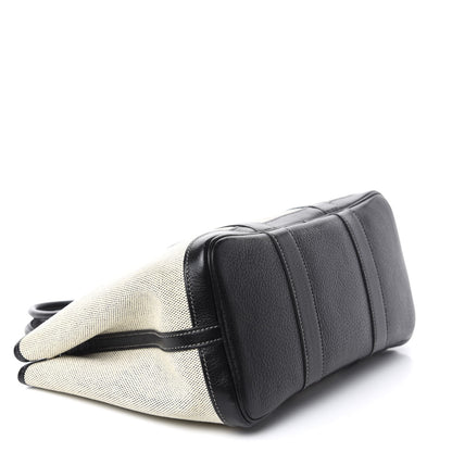 Hermes Twill D H Negonda Garden Party 30 TPM Ecru Black 4 of 9