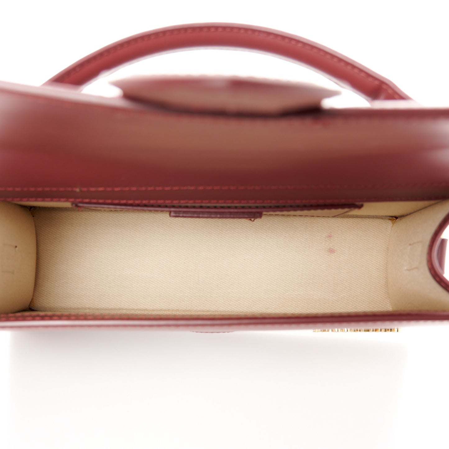 Smooth Calfskin Le Grand Bambino Dark Burgundy