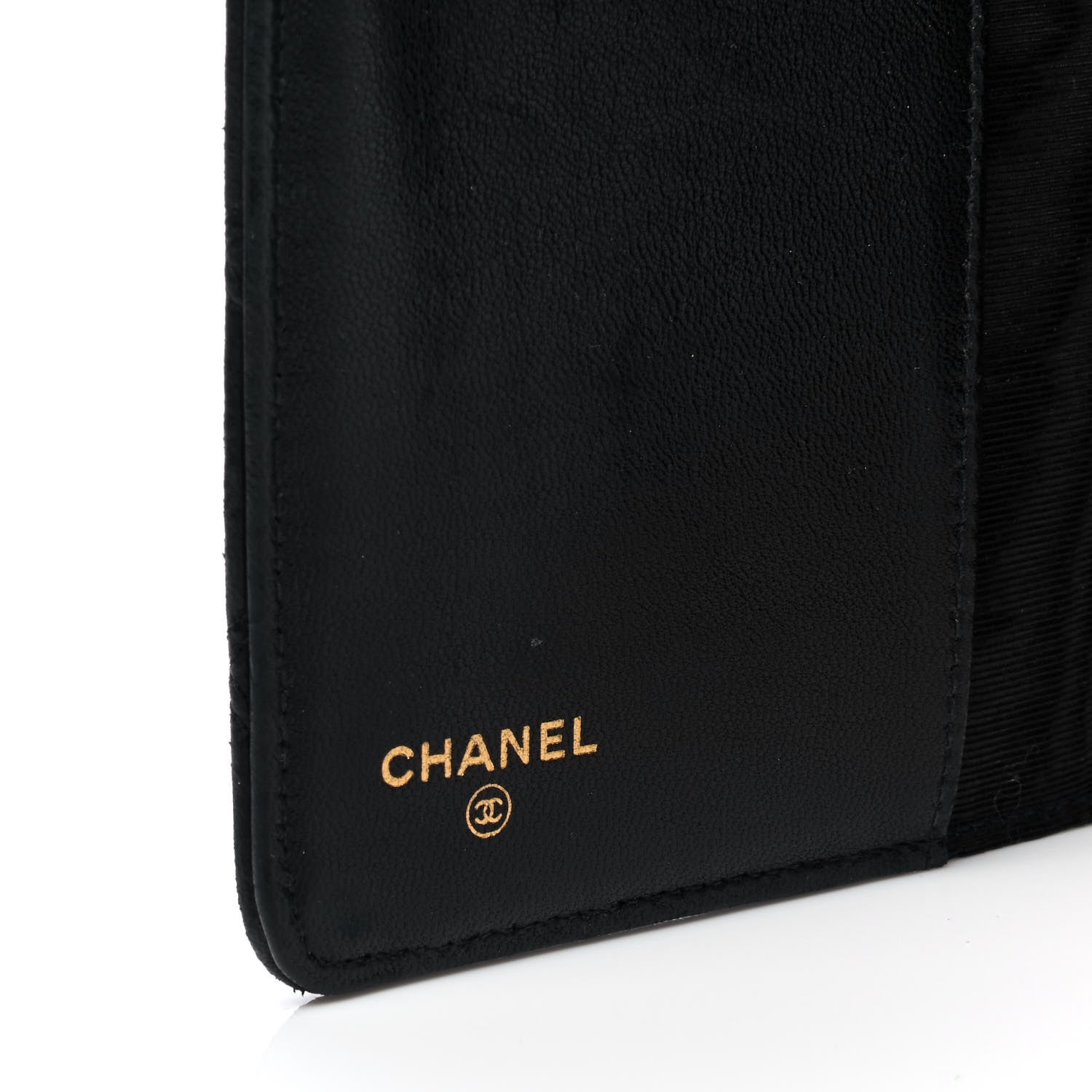 Chanel Lambskin Quilted Agenda Cover Black 4 of 5