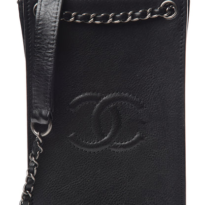 Chanel Calfskin CC Phone Holder Crossbody Black 10 of 10