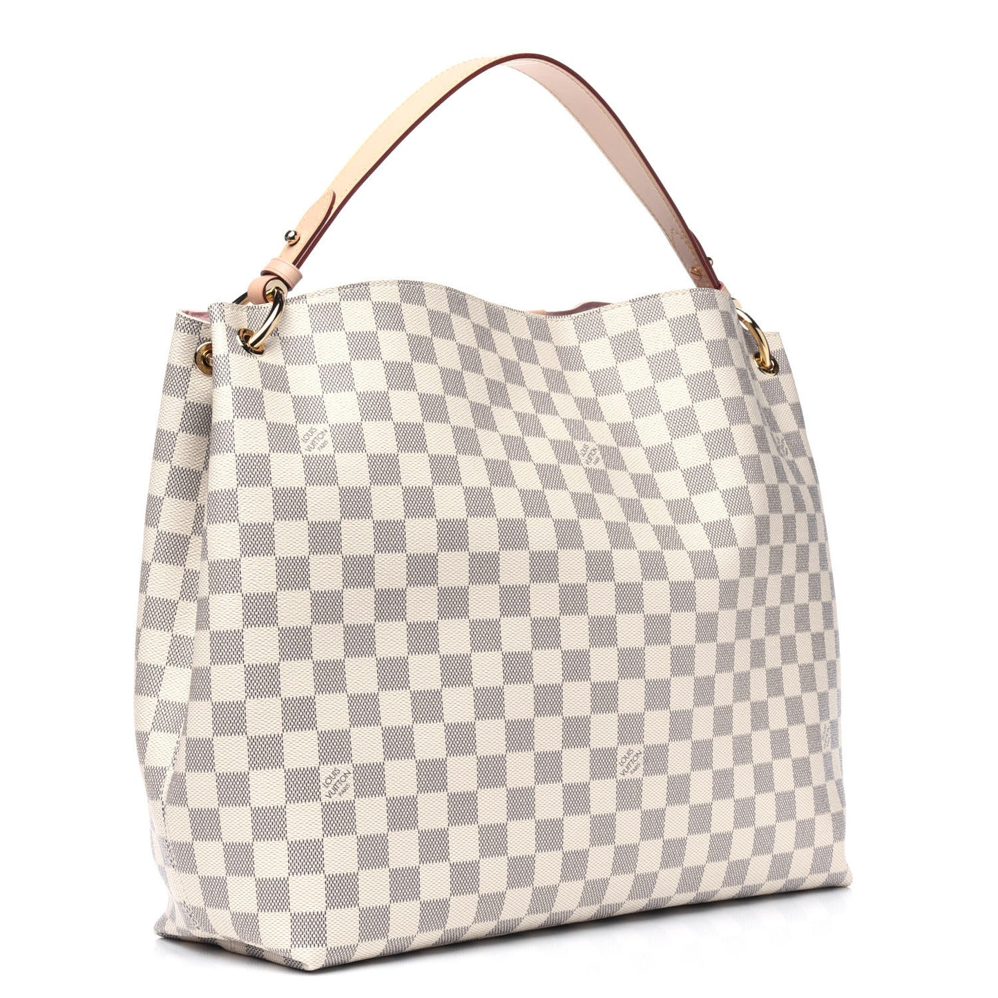 Damier Azur Graceful MM Rose Ballerine