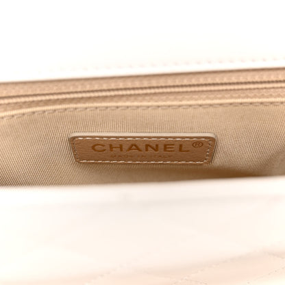 Chanel Calfskin Quilted Small Enchained Flap White 6 of 11