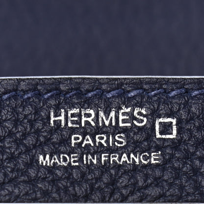 Hermes Togo Matte Alligator Kelly Retourne Touch 28 Bleu Nuit 6 of 10