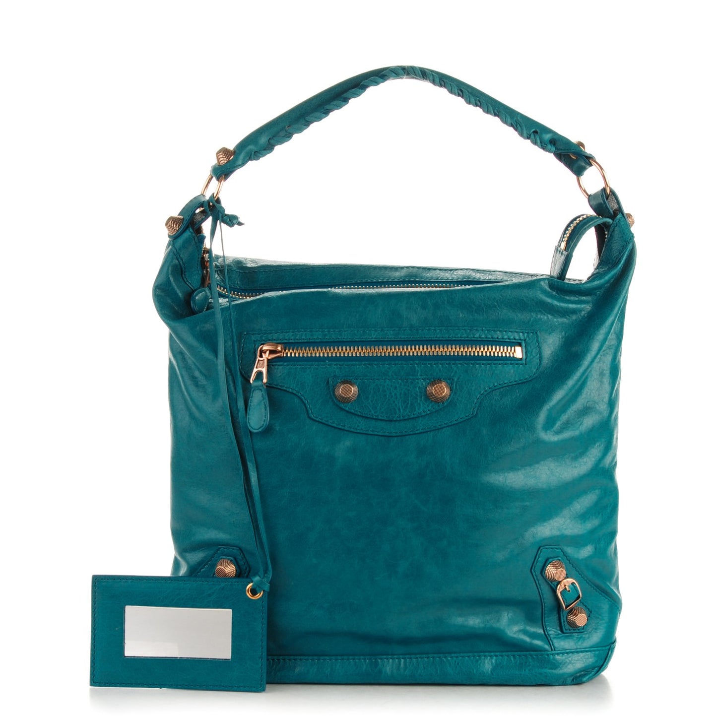Agneau Giant 12 Rose Gold Hardware Day Hobo Lagon