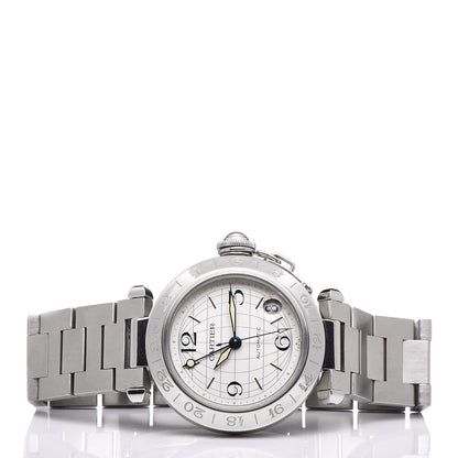 Cartier Stainless Steel 35mm Pasha GMT Automatic Watch 3 of 6