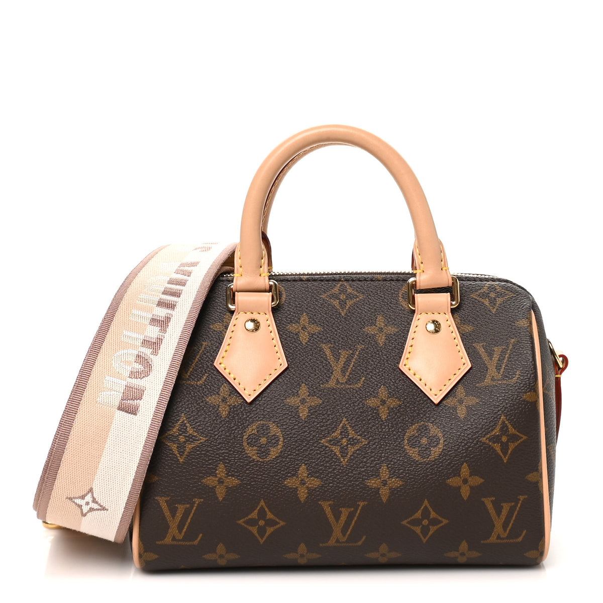 Monogram Speedy Bandouliere 20 Beige