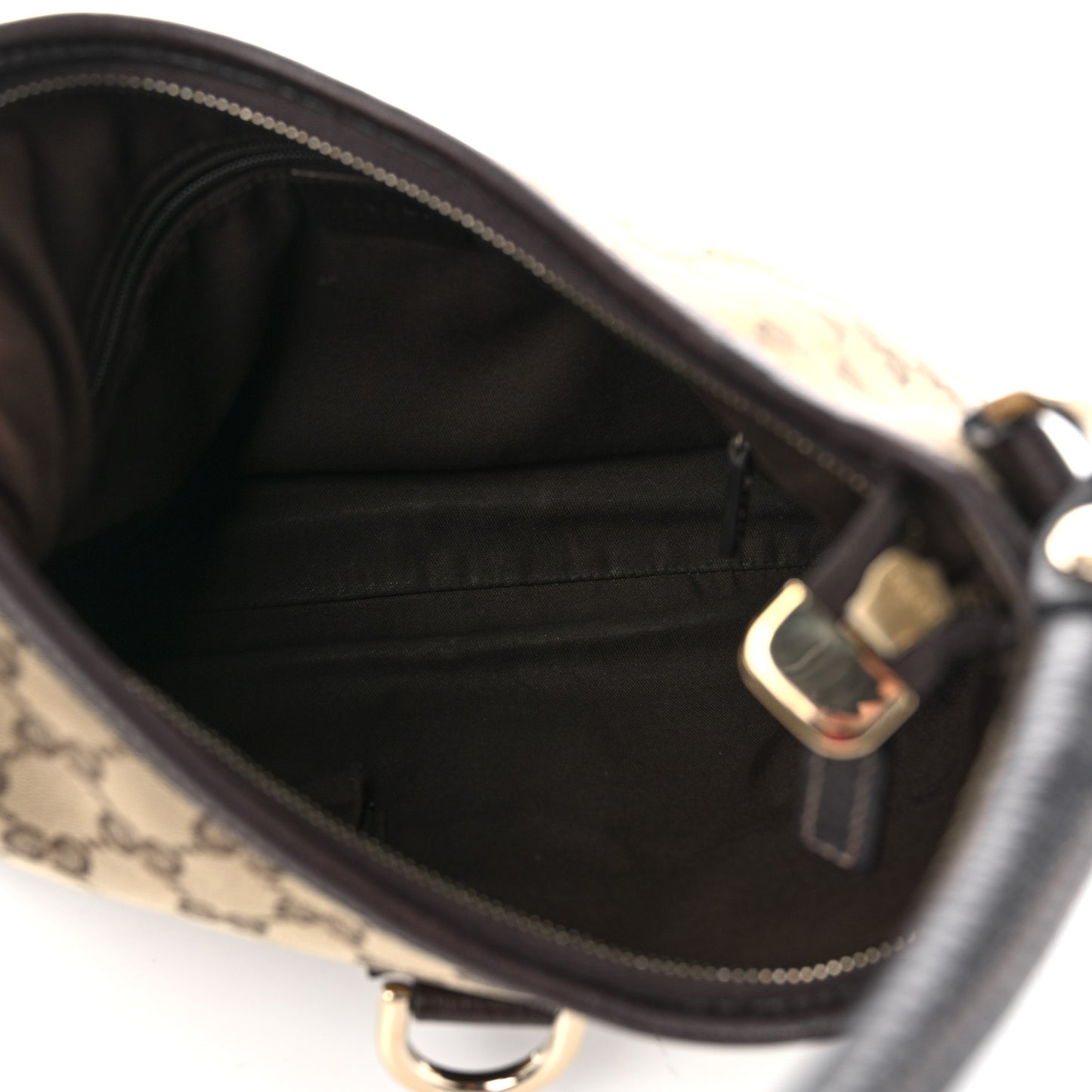 Monogram Medium Abbey D Ring Hobo Brown