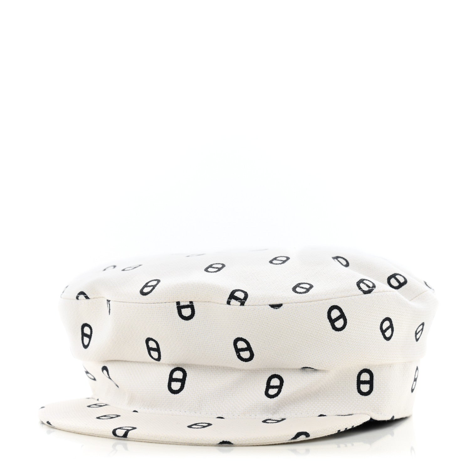 Hermes Canvas Womens Vauban Chaine d'Ancre Cap 59 Blanc Casse 1 of 11