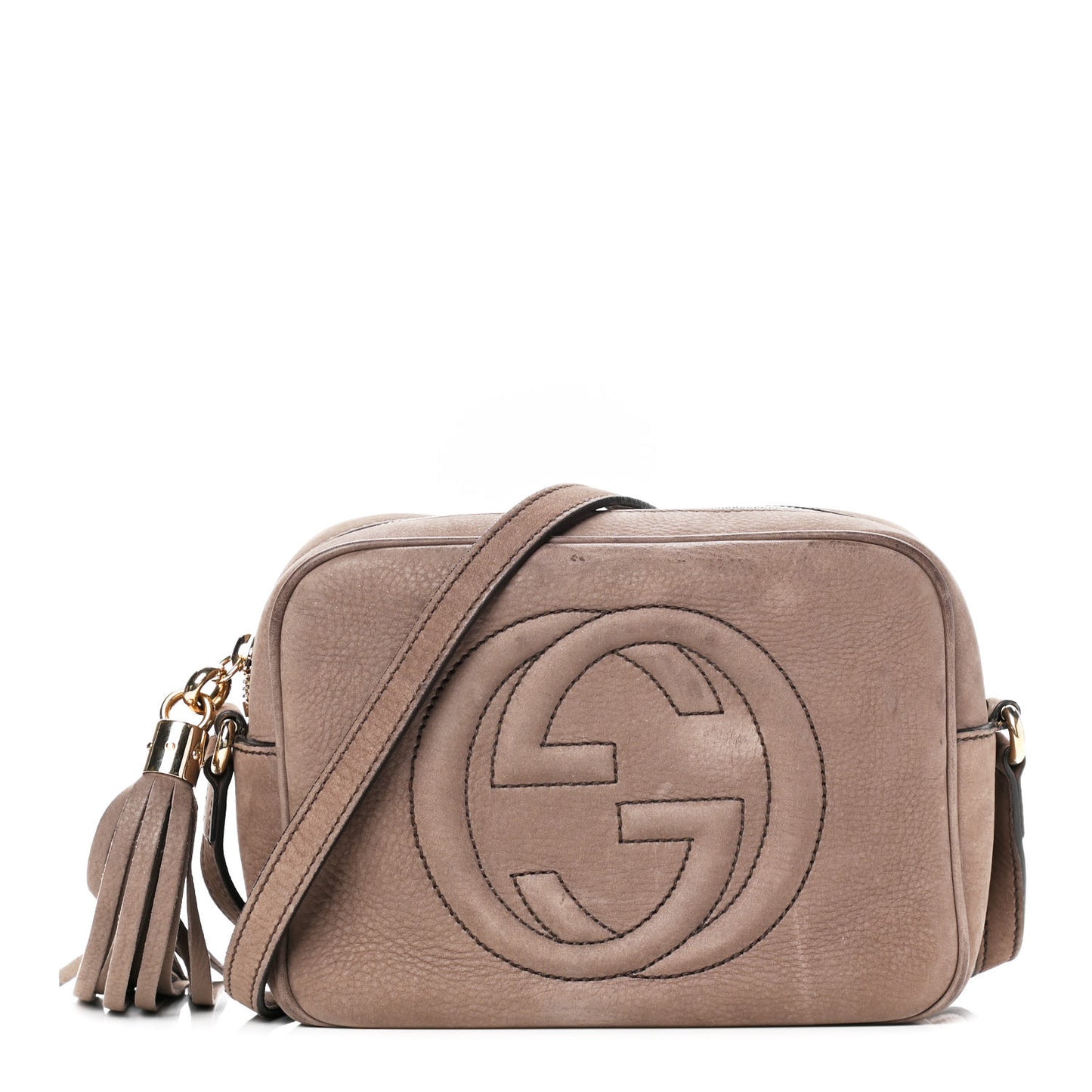 Vitello Range Small Soho Disco Bag Grey Field