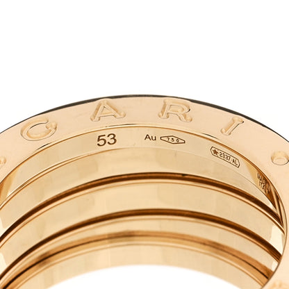 Bulgari 18K Yellow Gold B.Zero1 Four-Band Ring 53 6.5 4 of 7