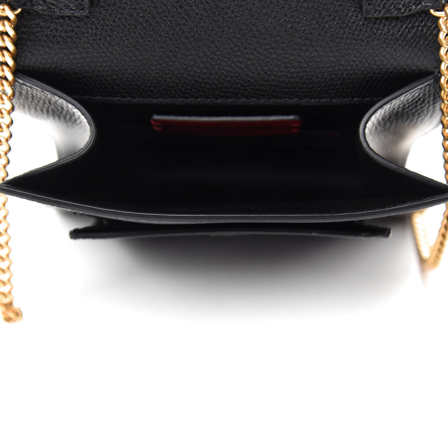 Calfskin VLogo Crossbody Bag Black