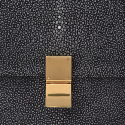 Celine Stingray Medium Classic Box Flap Bag Navy 9 of 10