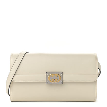 Gucci Lambskin Linea Matisse Shoulder Bag Mystic White 1 of 12