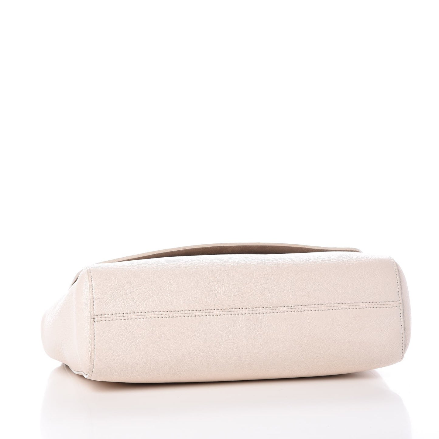 Glossy Goatskin Medium Lily White