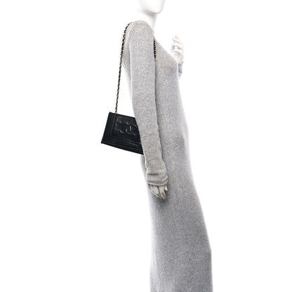 Chanel Lizard CC Mini Flap Bag Navy 2 of 12