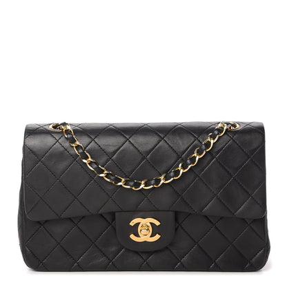 Chanel Lambskin Quilted Small Double Flap Black 1 of 11