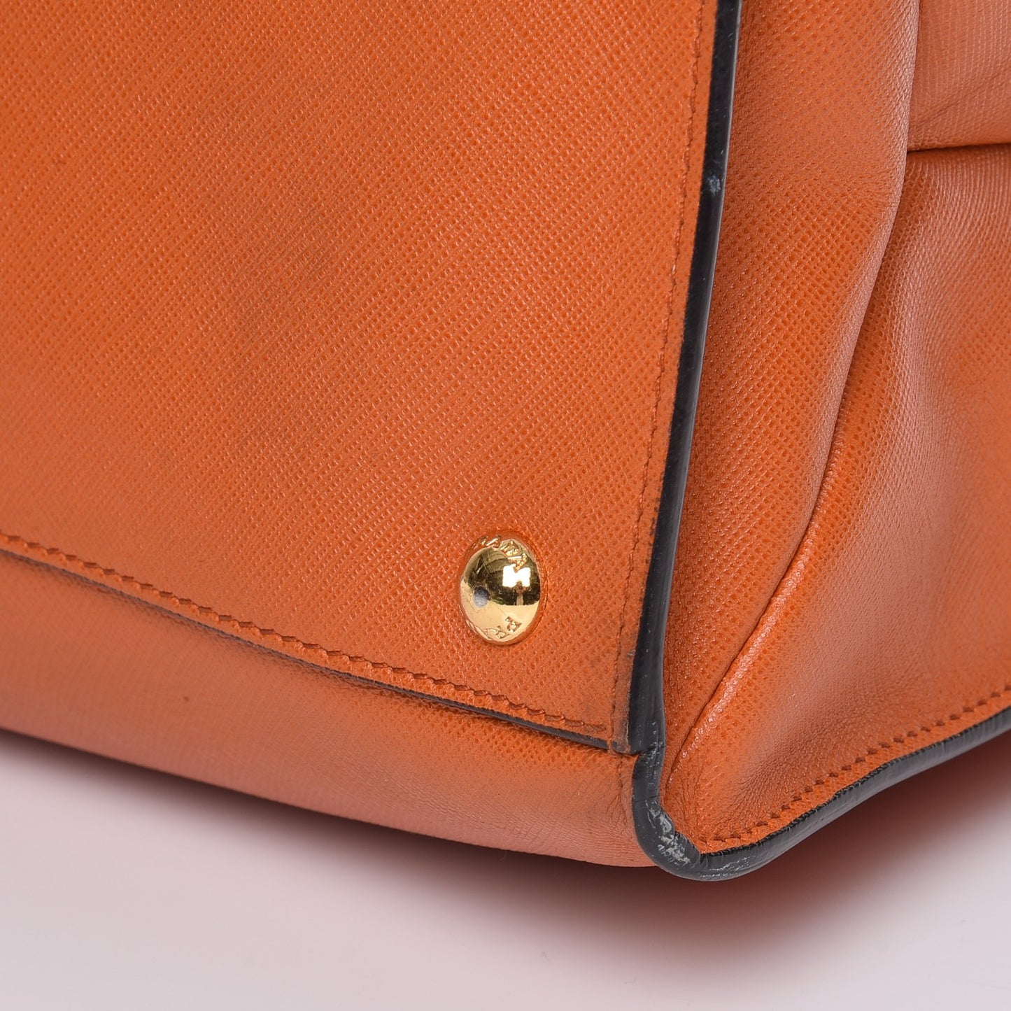 Saffiano Soft Tote Papaya