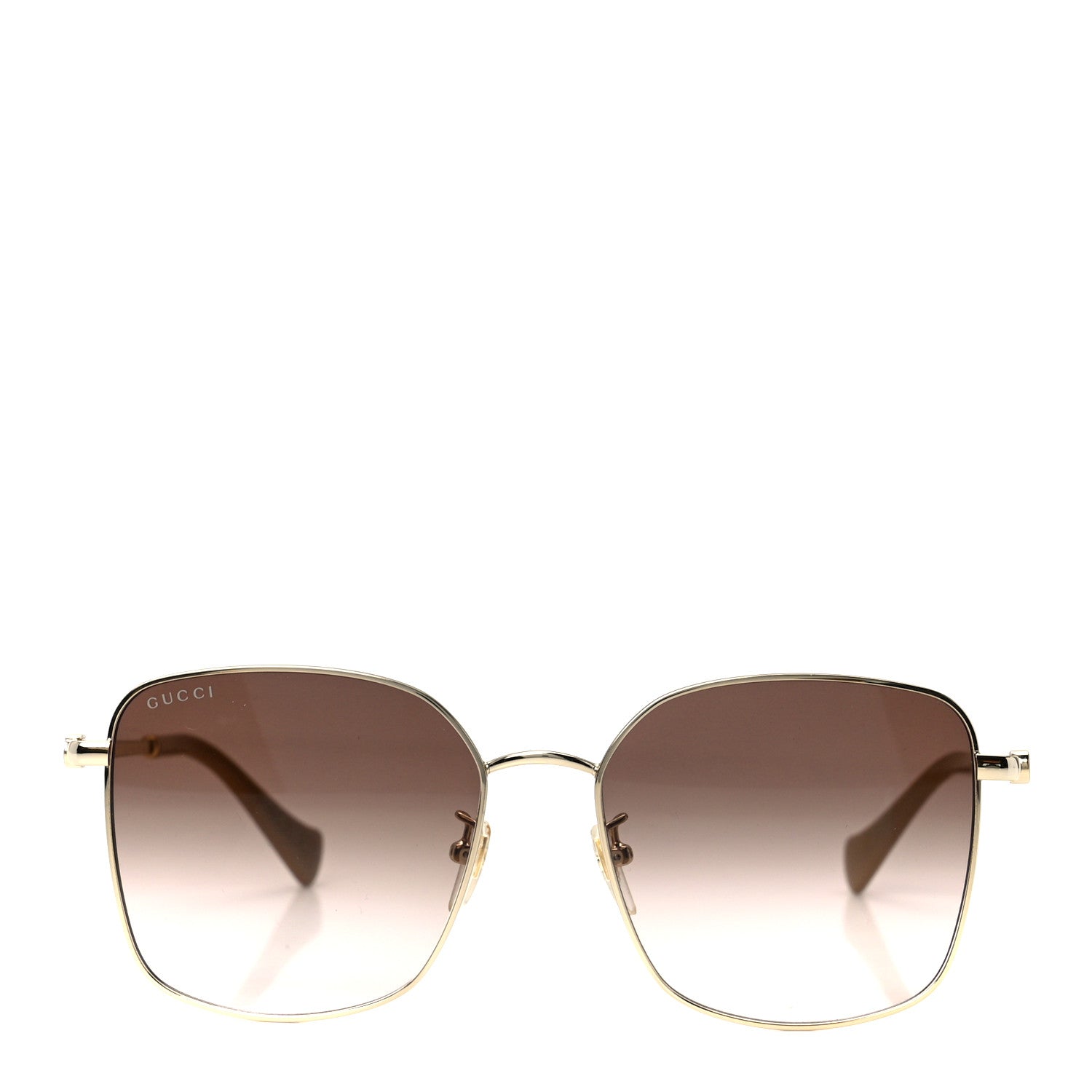 Gucci Square Frame GG1146SK Sunglasses Gold 2 of 8