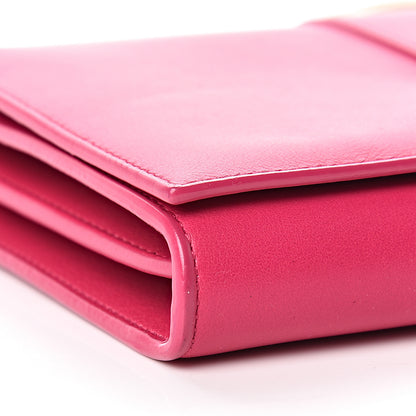 Saint Laurent Calfskin Classic Y Ligne Chain Wallet Bubblegum 8 of 10