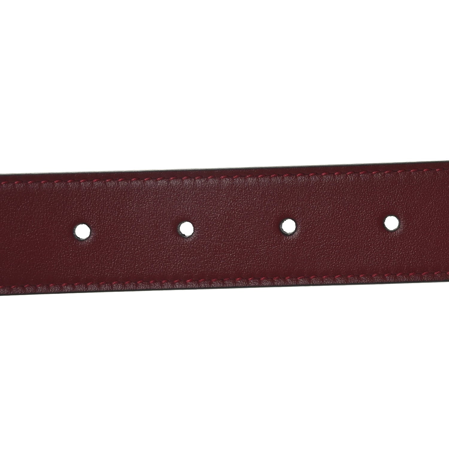Gucci Plutone Calfskin Double G 30mm Belt 75 30 Rosso 3 of 4
