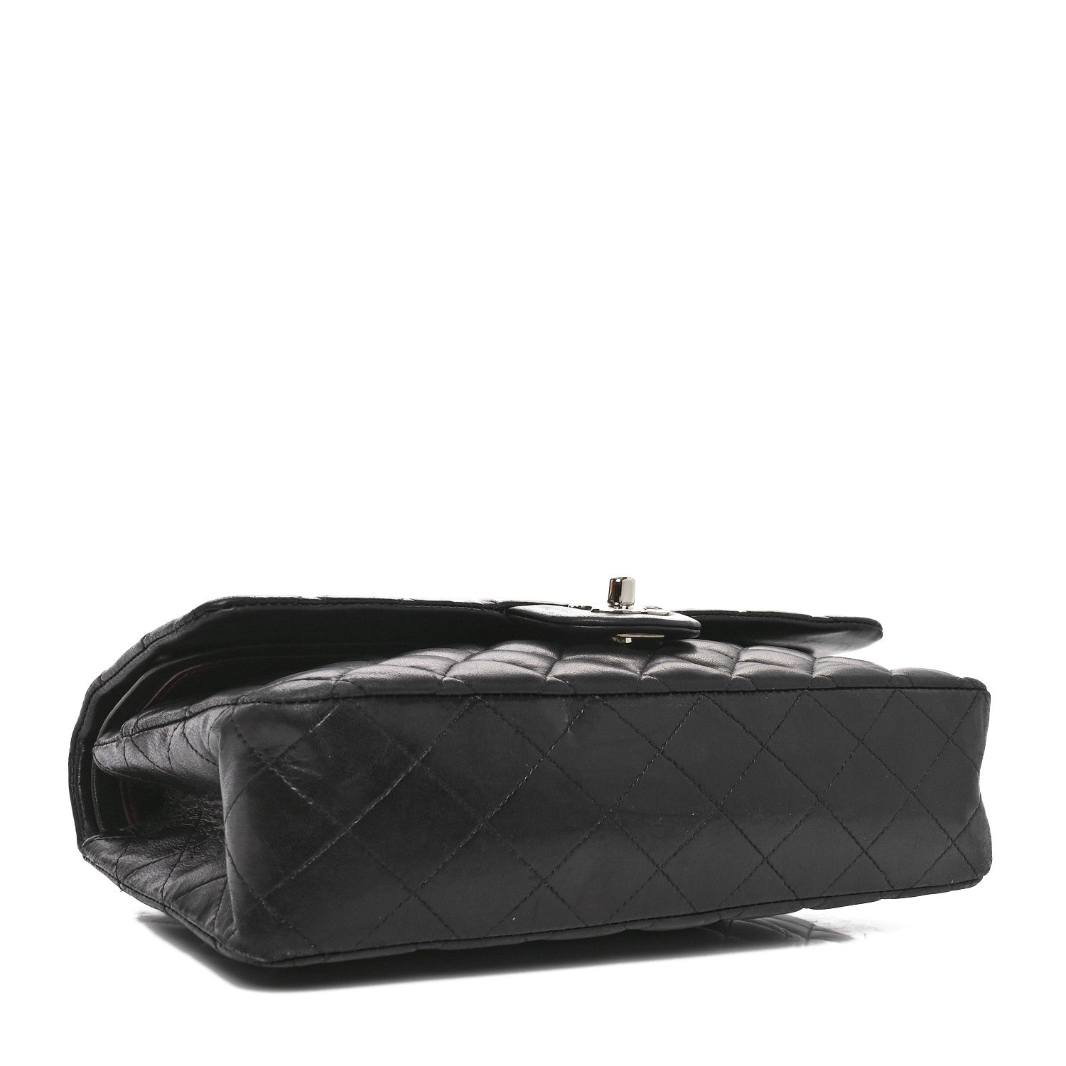 Chanel Lambskin Quilted Medium Double Flap Black 4 of 11