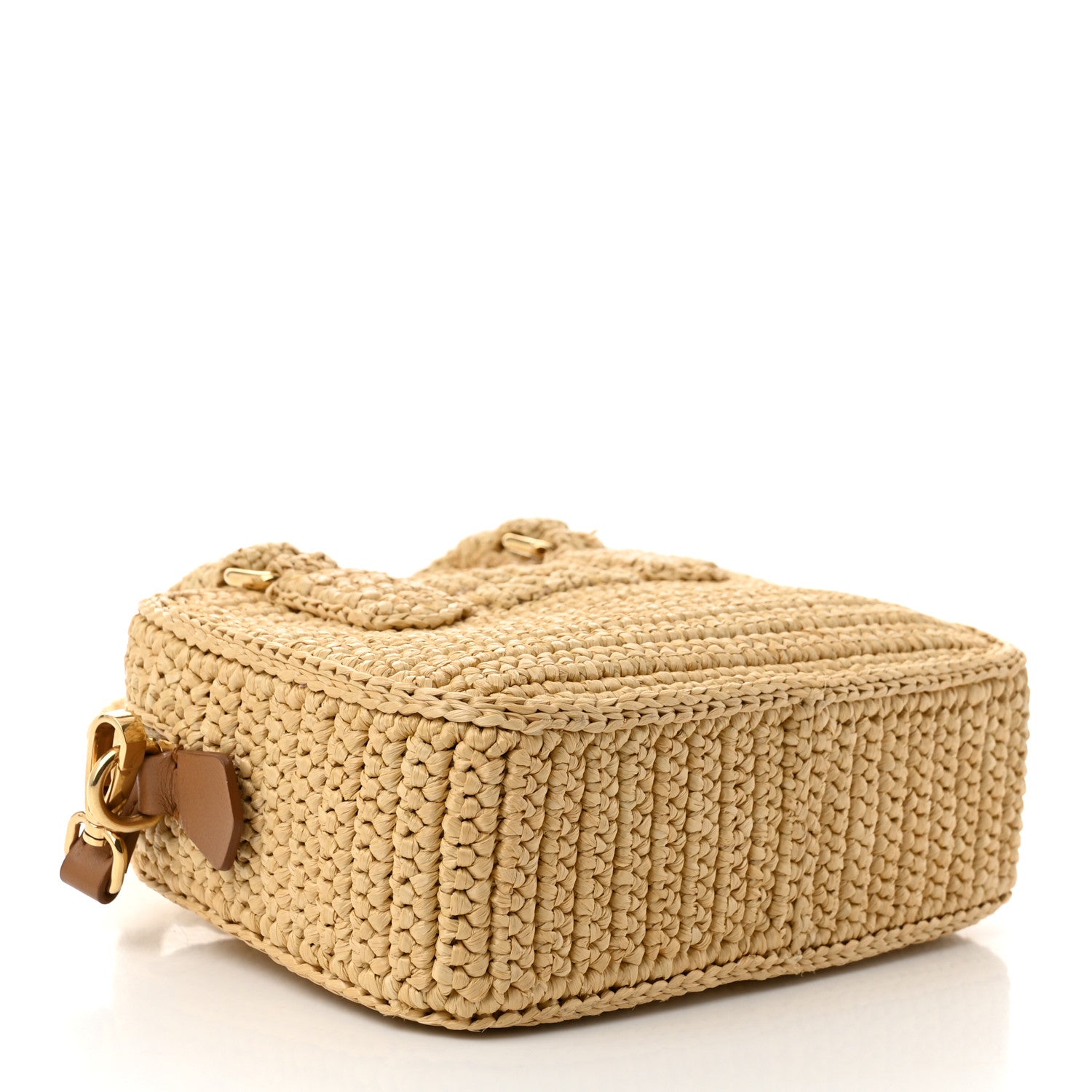 Miu Miu Crochet Calfskin S Narrow Arcadie Natural 4 of 10