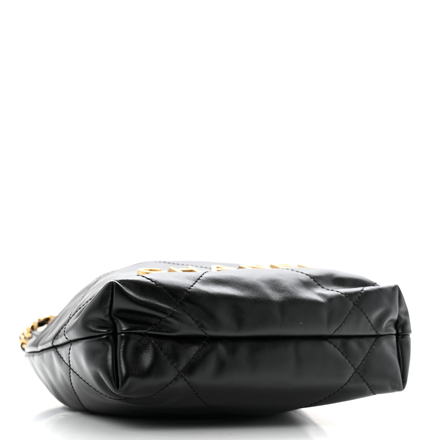 Chanel Shiny Calfskin Quilted Mini Chanel 22 Black 4 of 11