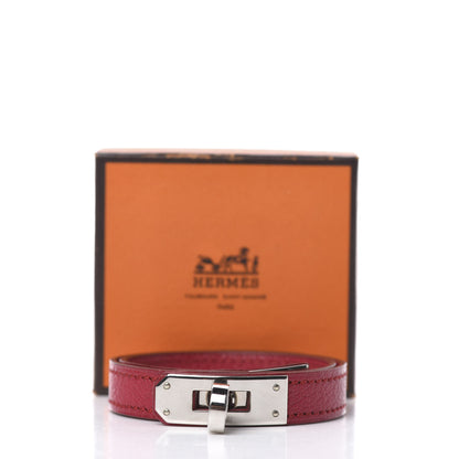 Hermes Chevre Kelly Double Tour Bracelet M Rubis 5 of 5