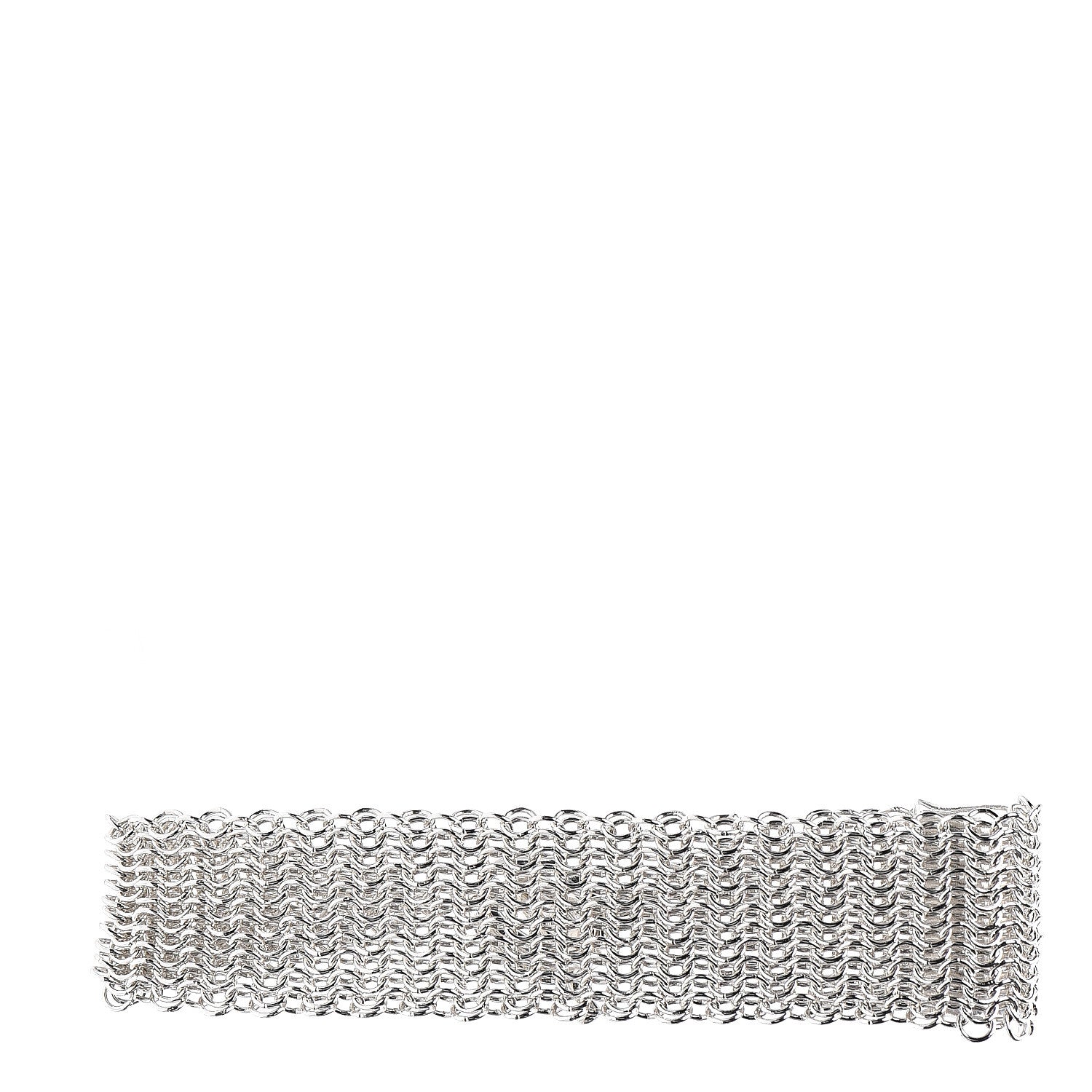 Tiffany Sterling Silver Elsa Peretti Sevillana Mesh Toggle Bracelet 1 of 3