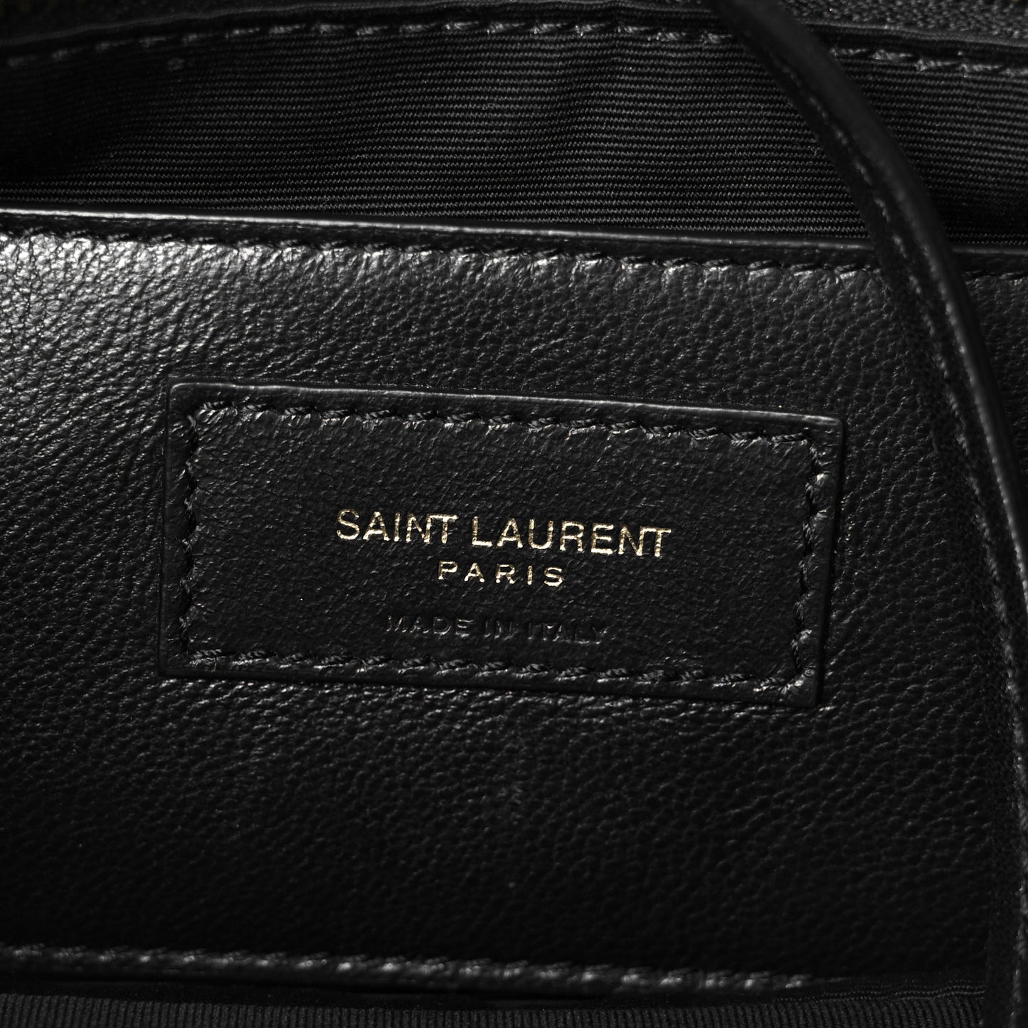 Lambskin Matelasse Monogram Small Jamie 4.3 Black