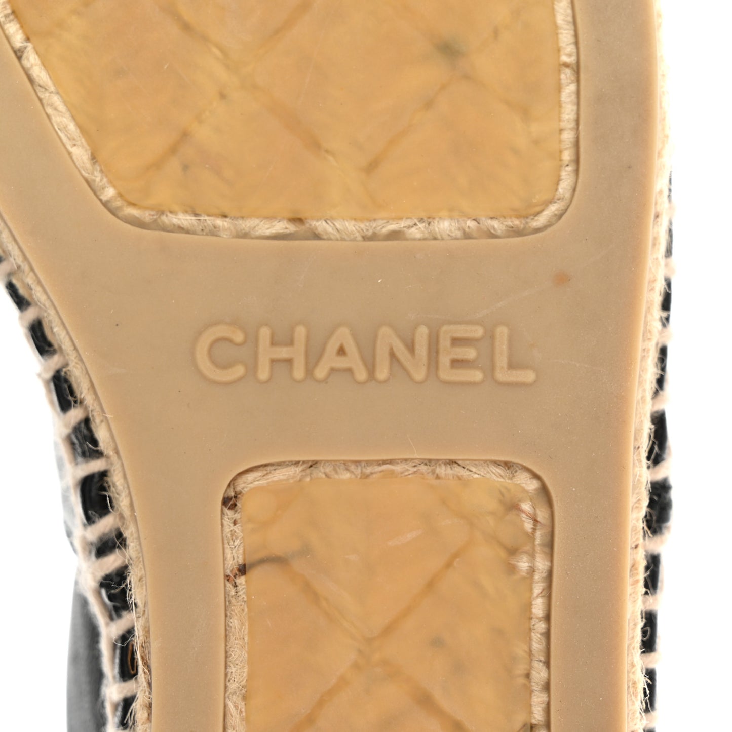 Lambskin CC Espadrilles 40 Black