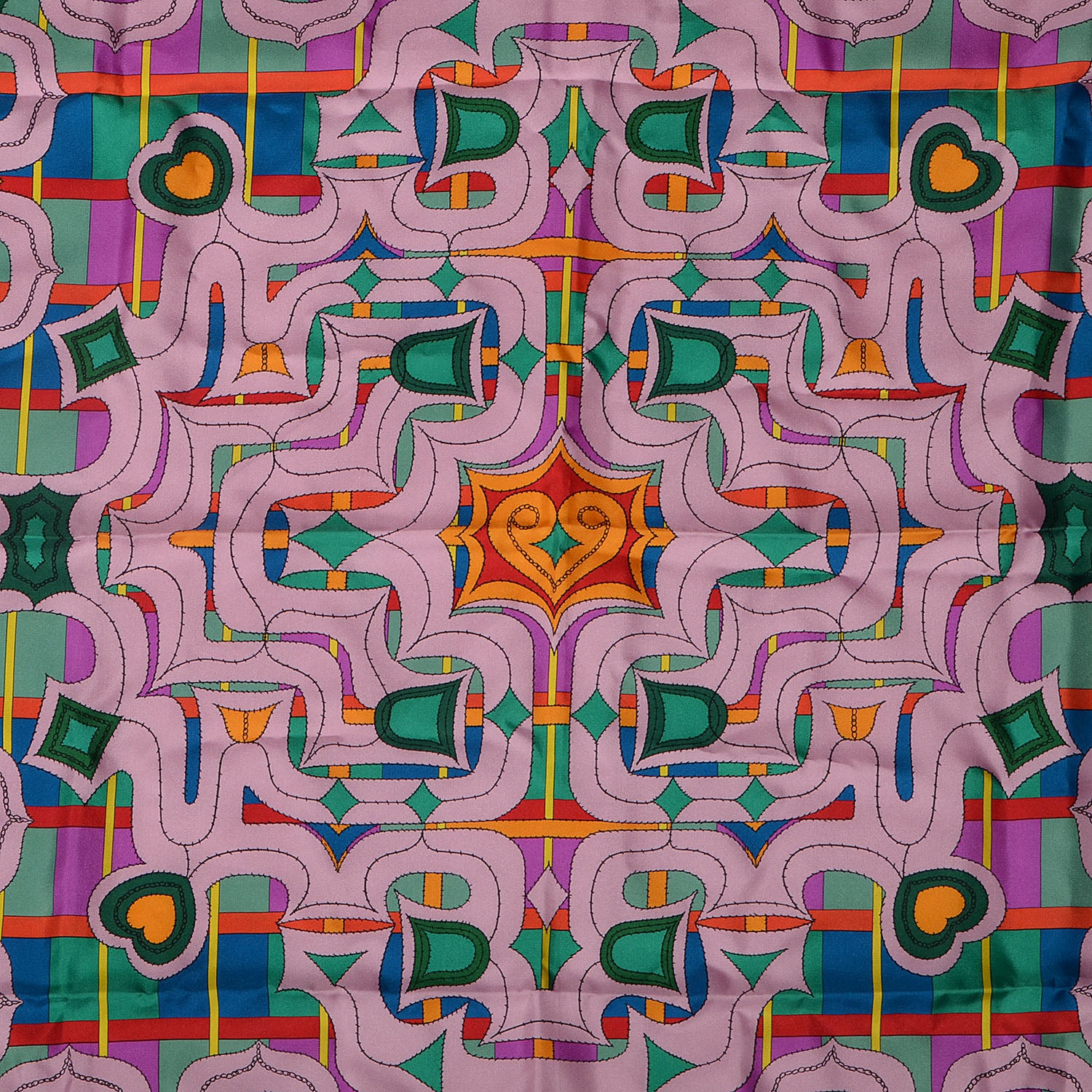 Hermes Silk Esprit Ainou Scarf 90 Multicolor 1 of 5