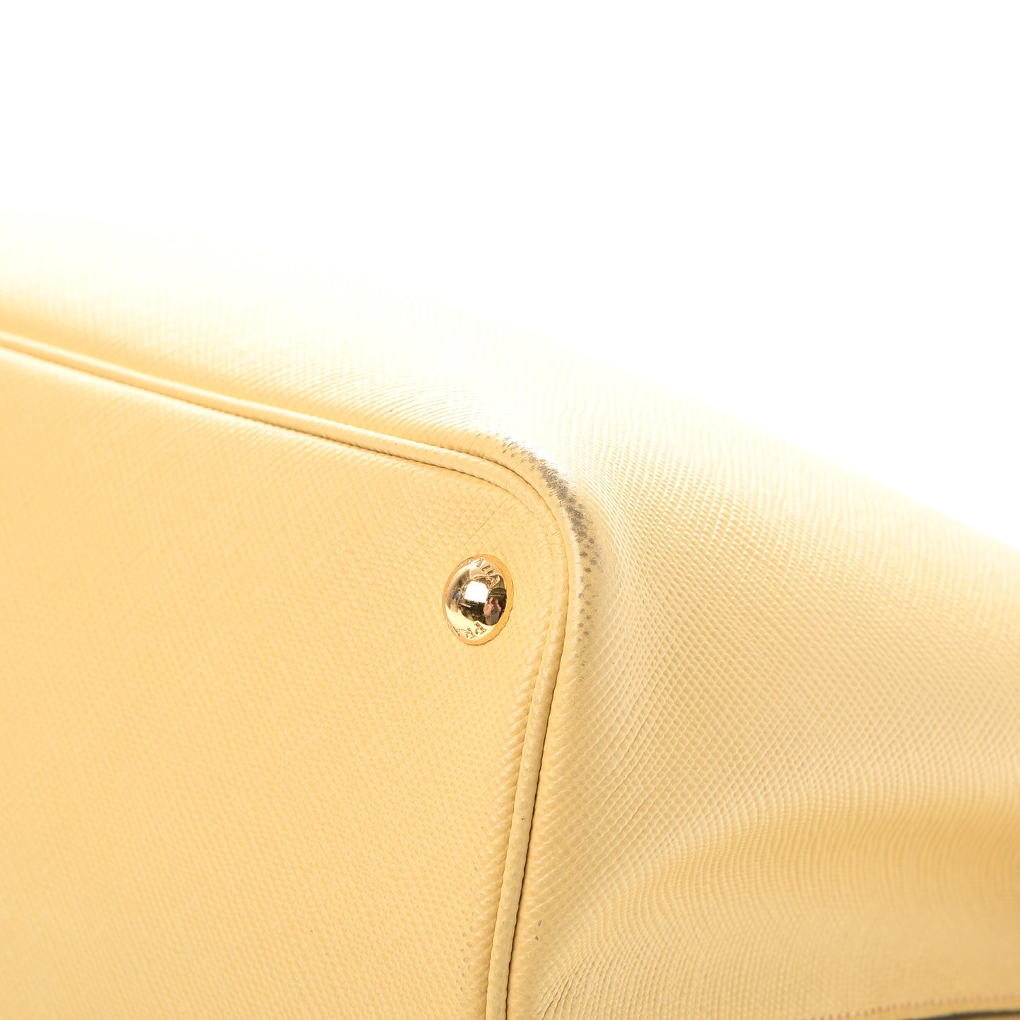 Saffiano Cuir Medium Double Bag Polline